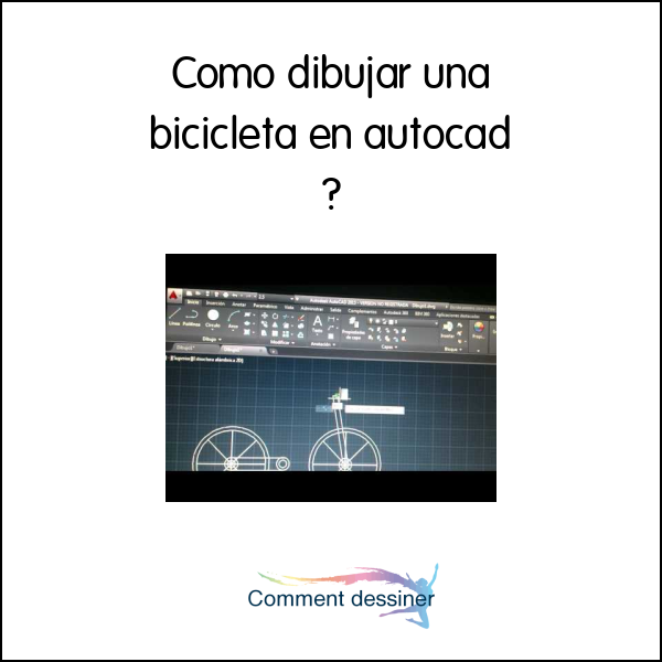 Como dibujar una bicicleta en autocad